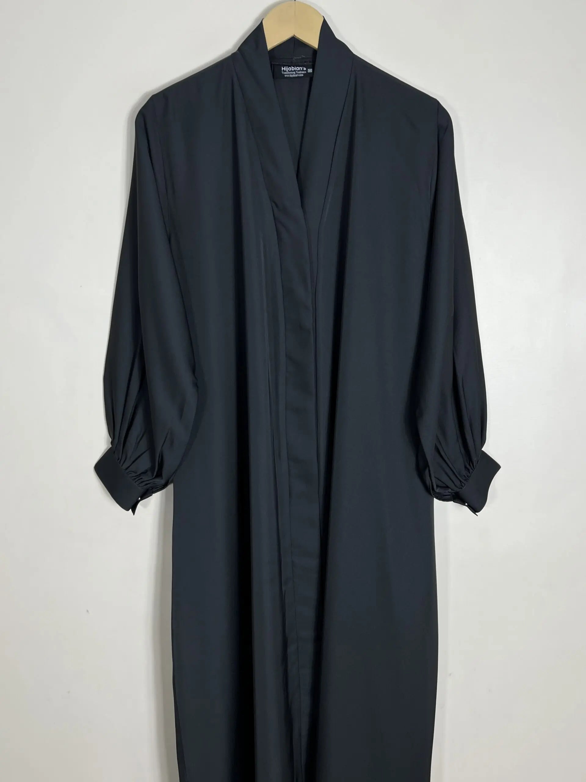 Charcoal - Front Open Abaya HJ1020 Secondary image