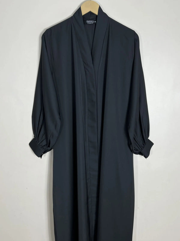 Charcoal - Front Open Abaya HJ1020