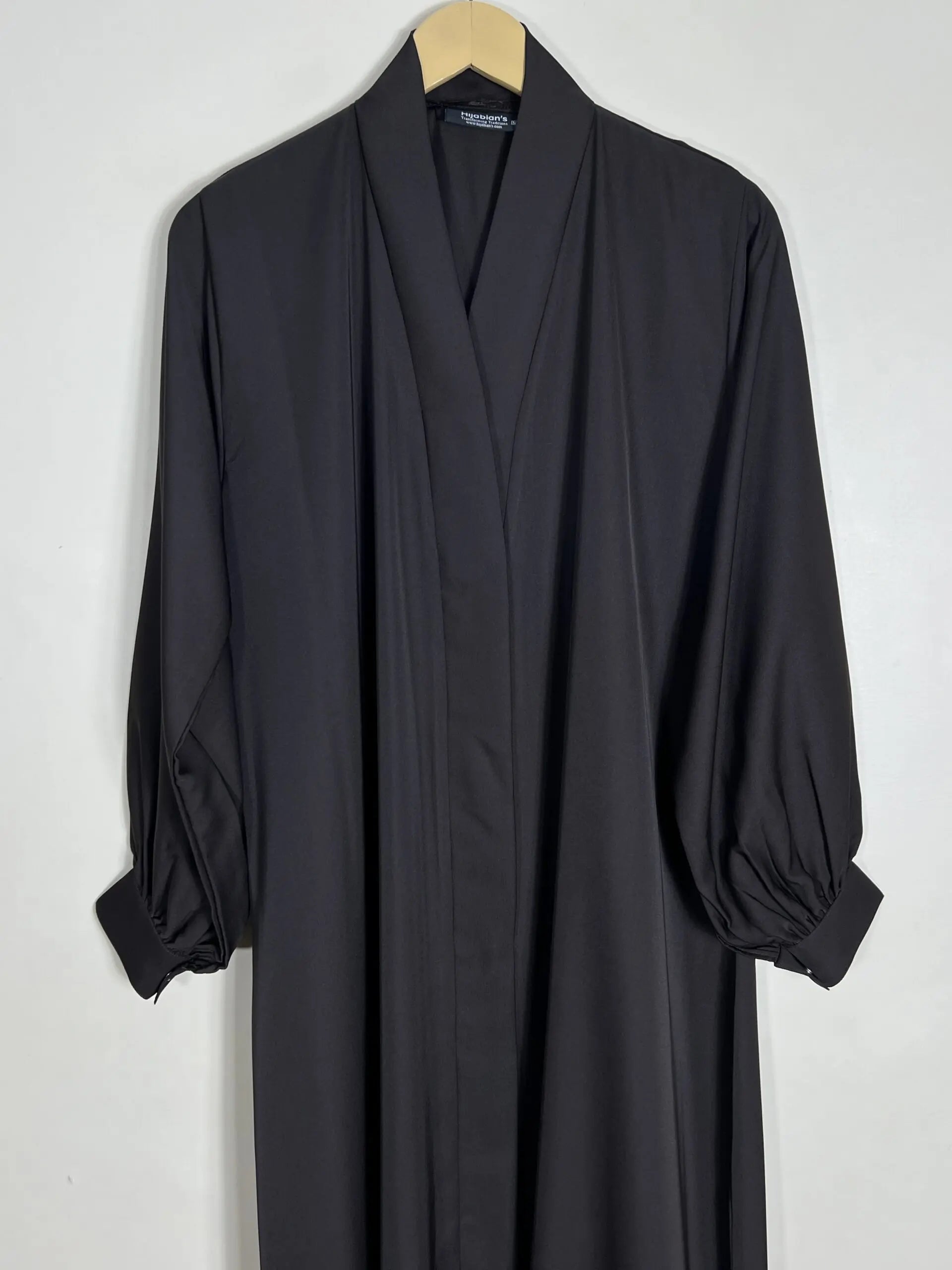 Dark Brown - Front Open Abaya HJ1021