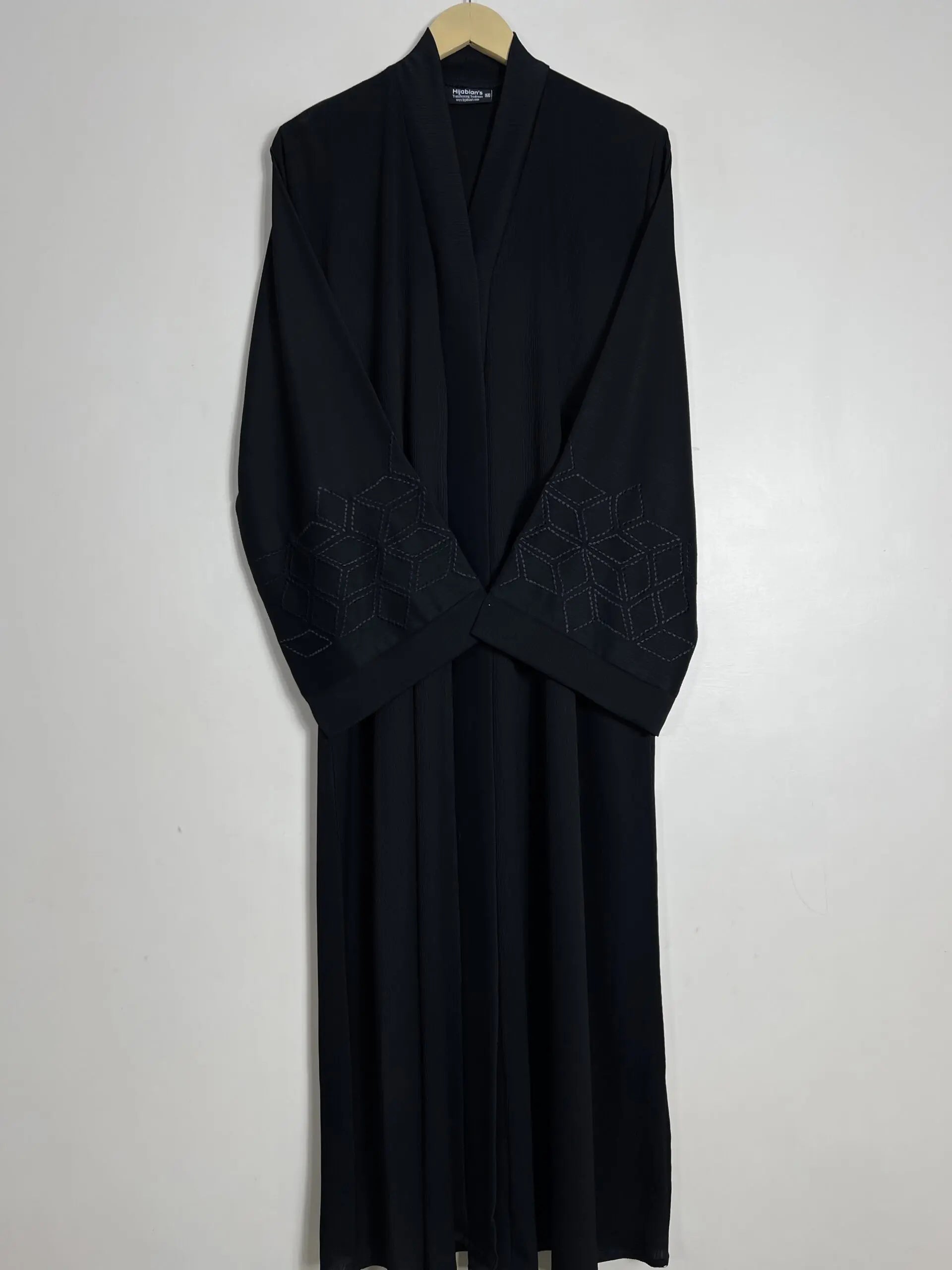 Black - Sapphire Luxe Abaya HJ1056