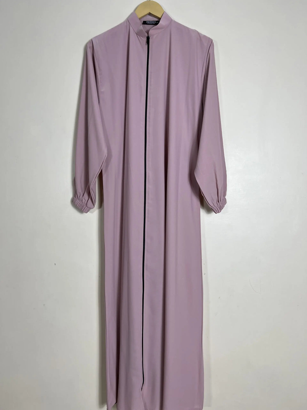 Baby Pink - Zipper with Collar Abaya HJ1048 Main image