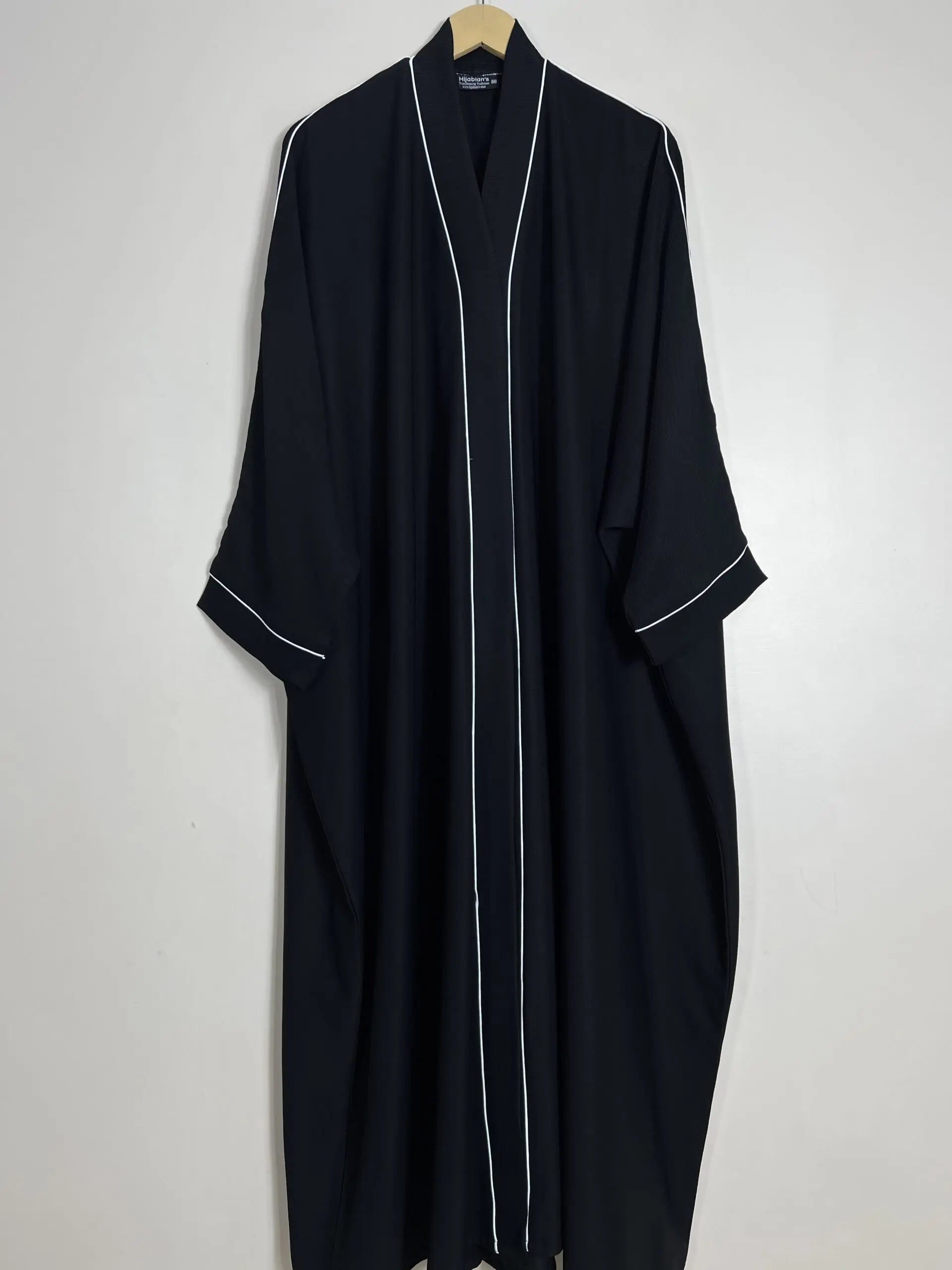 Black - Elysian Flow Abaya HJ1030