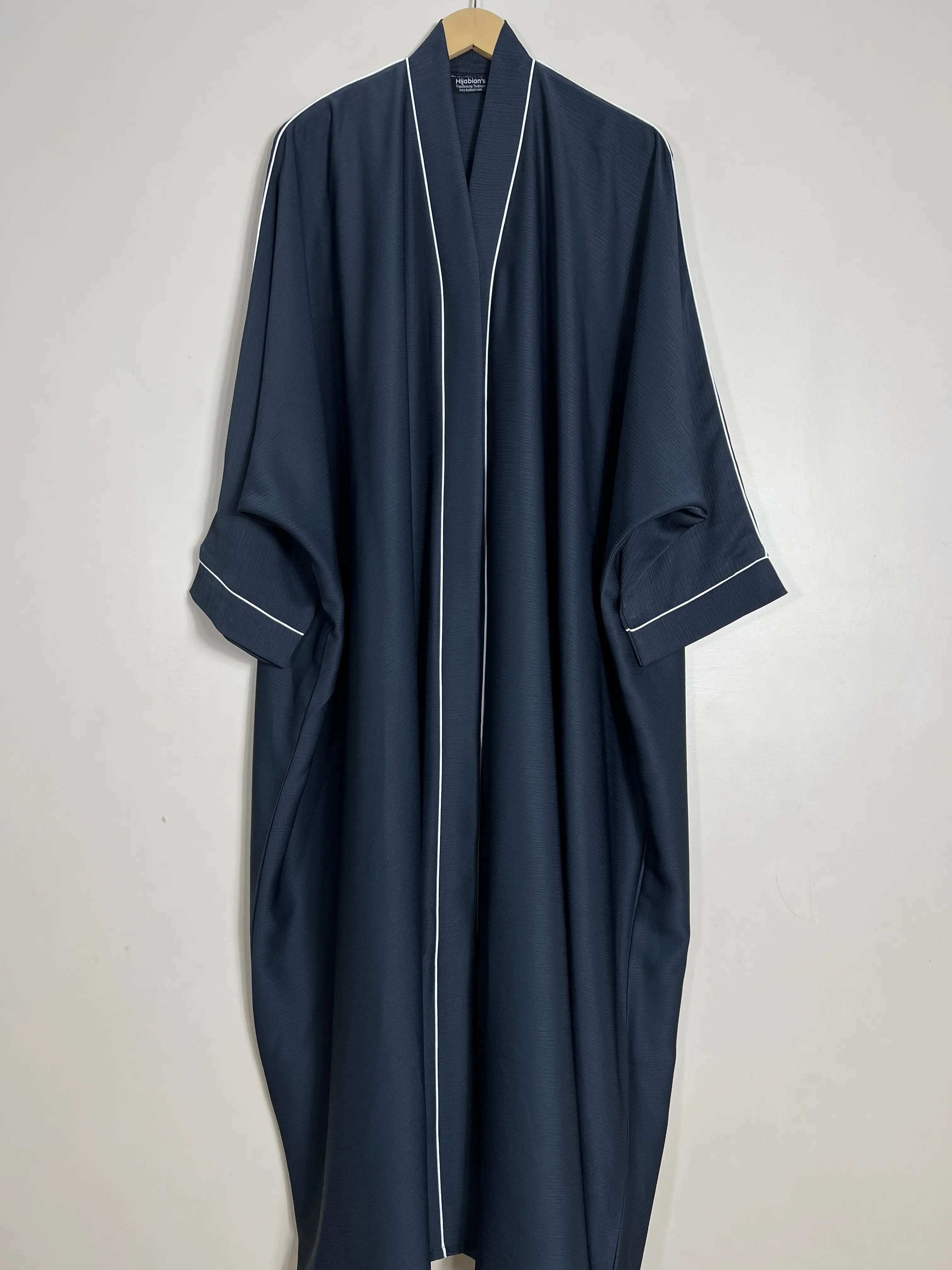 Dark Teal- Elysian Flow Abaya HJ409