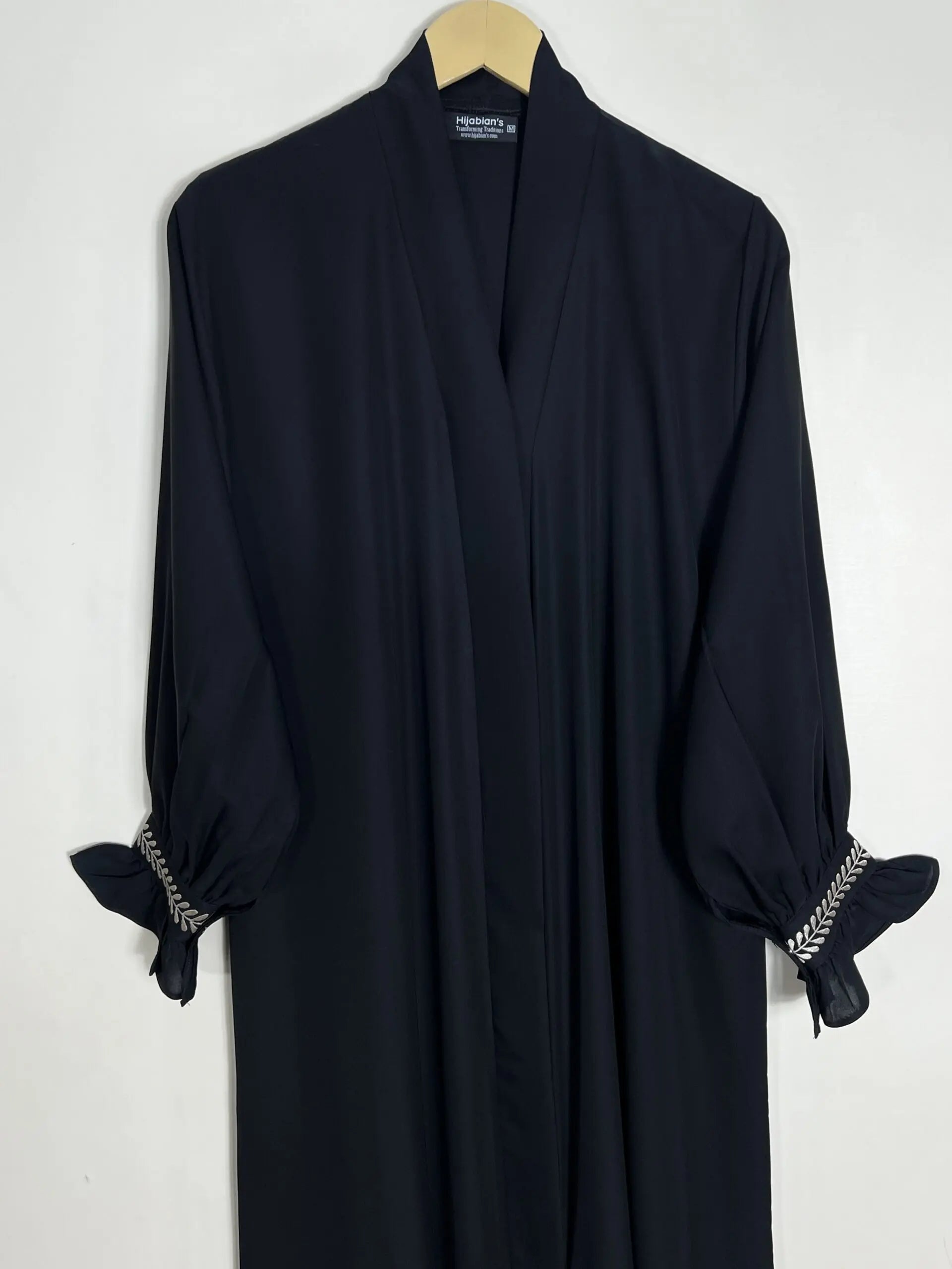 Black - Frill & Flourish Abaya HJ1058 Secondary image