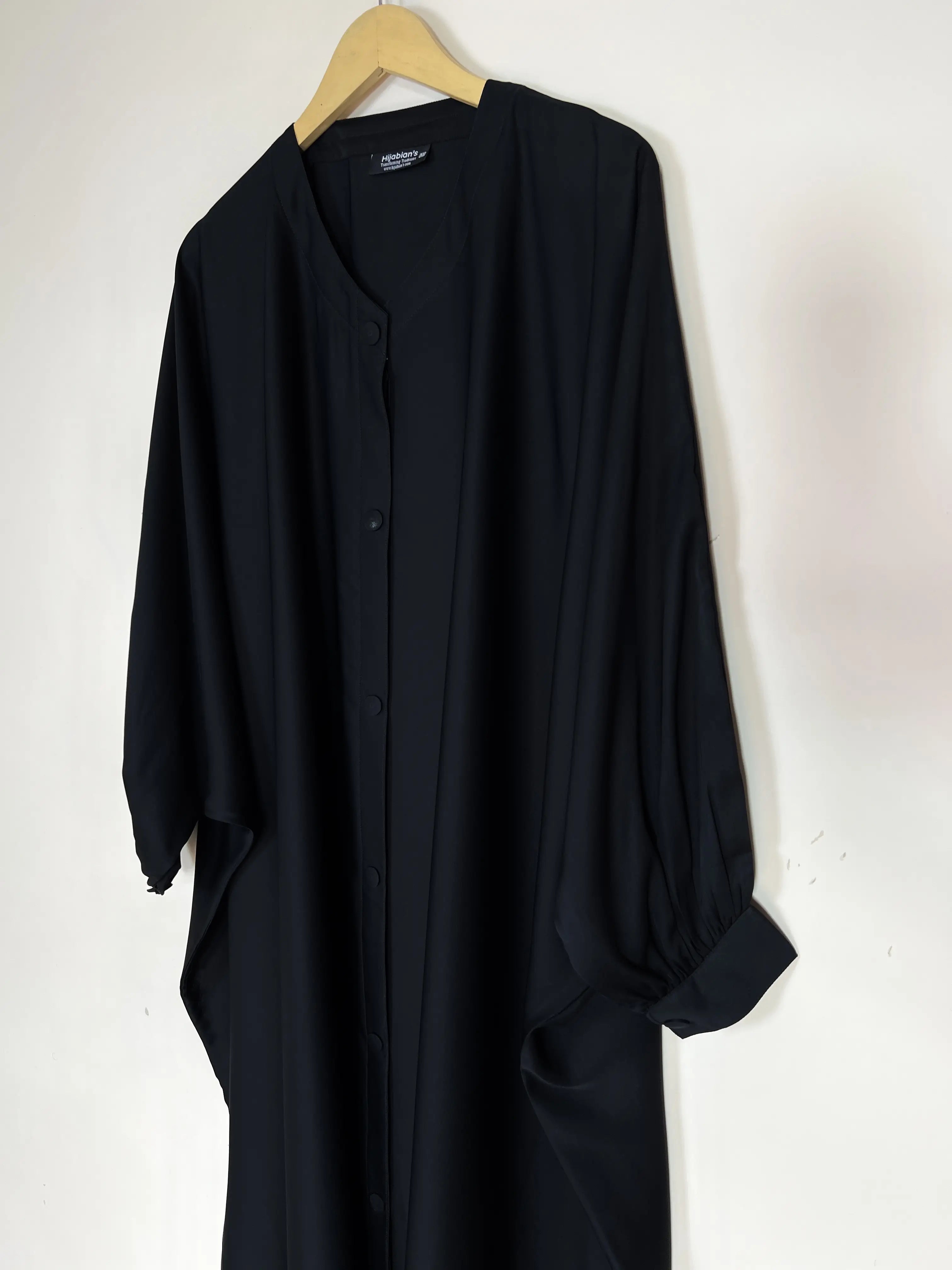 Black - Raneem Classic Abaya HJ1428