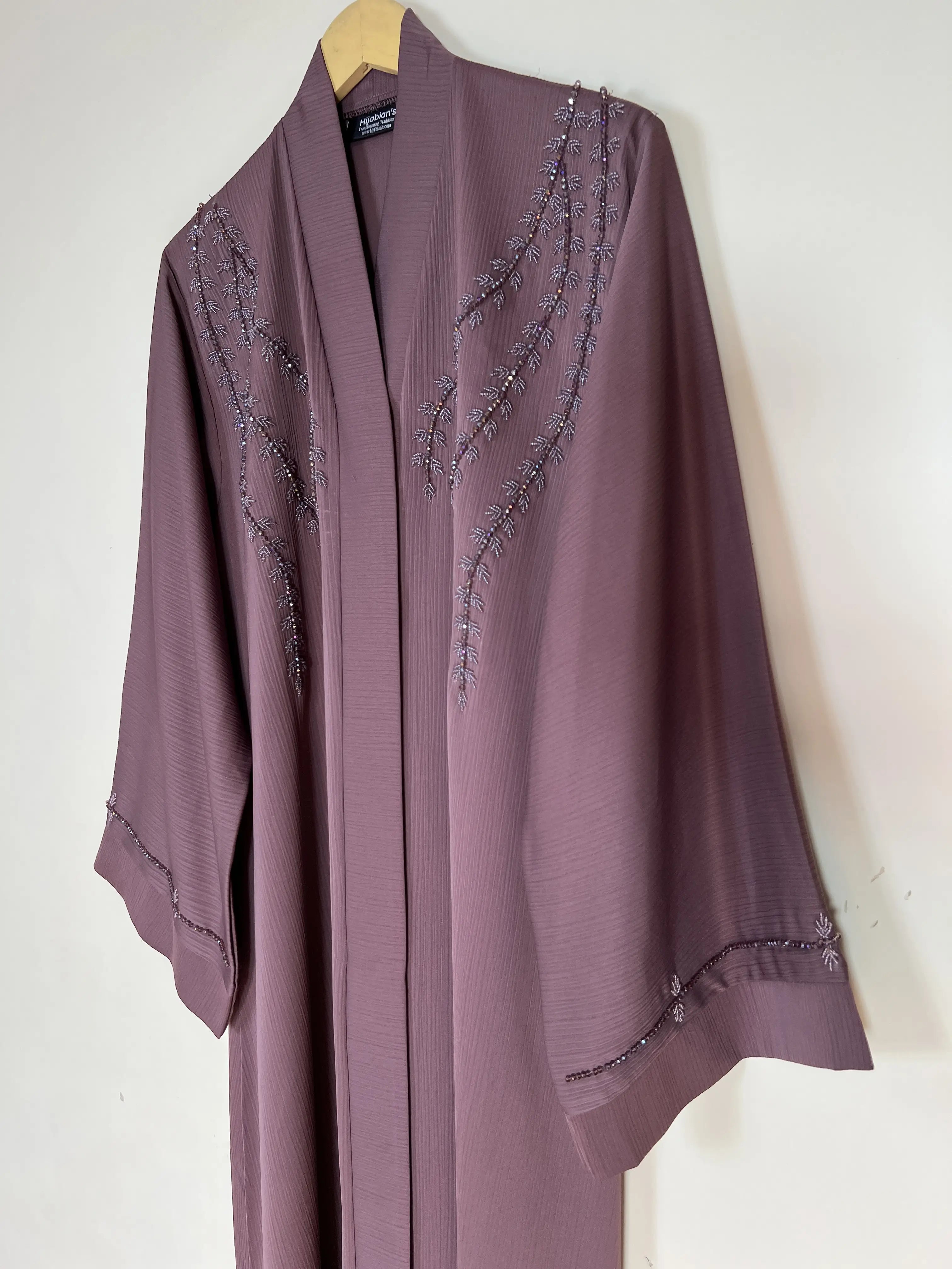 Mauve Pink - Artistry Abaya HJ1443 Secondary image