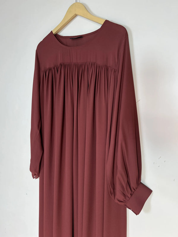 Chestnut  - Chun Design Abaya HJ1445