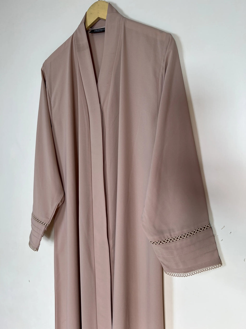 Rose Nude - Noor Lace Abaya HJ1439