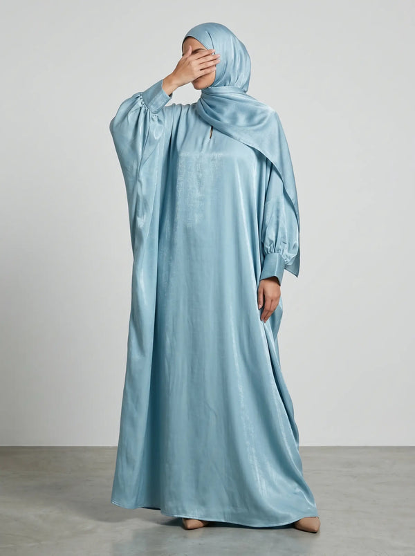 Sky Blue - Nourah Abaya HJ1603