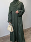 Olive Green - Yasmin Abaya HJ1697