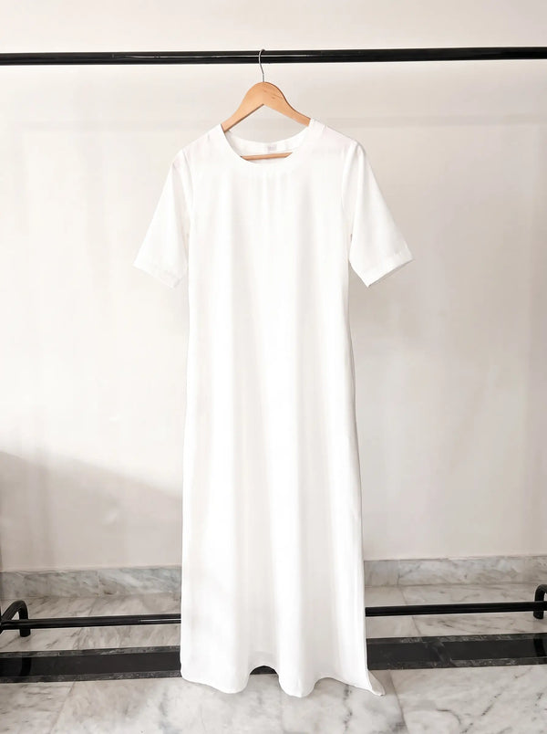 Aqua Mist - Classic Bow Abaya HJ1713