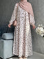 Pearl Cream - Arabic Lawn Abaya HJ1731