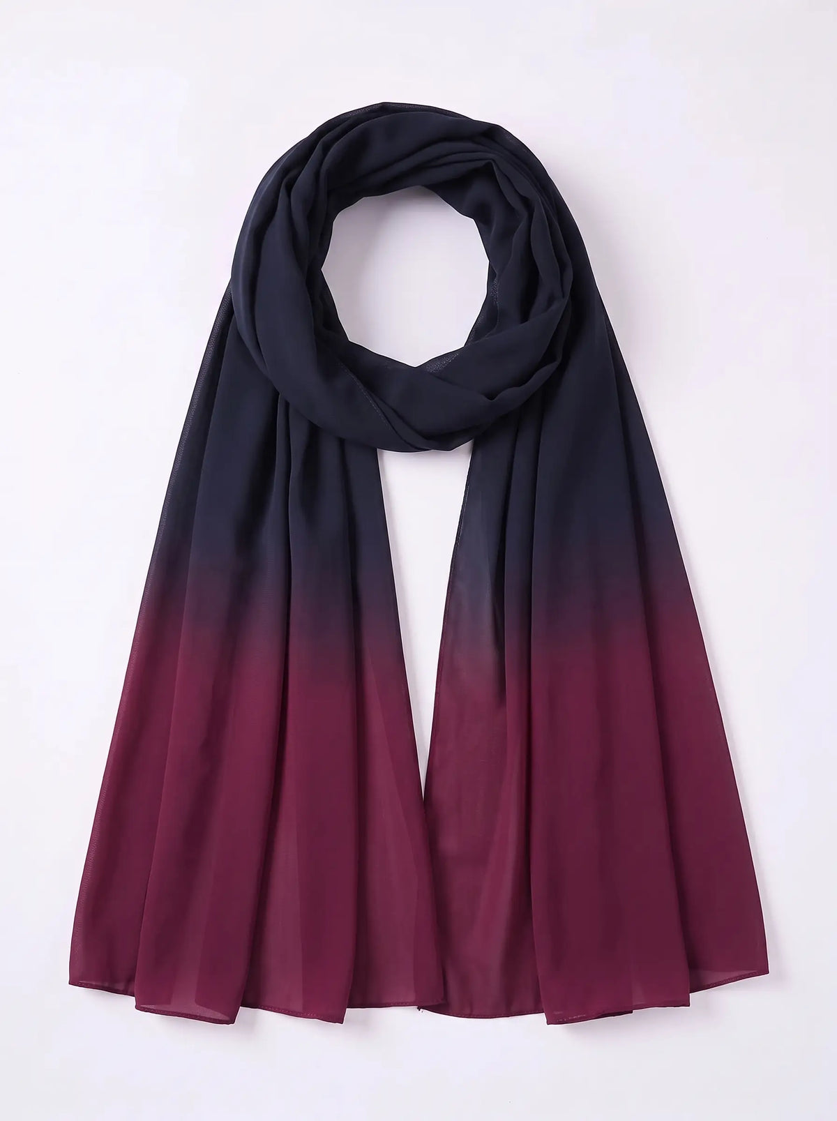 Maroon - Dual Tone Maxi Abaya HJ1343