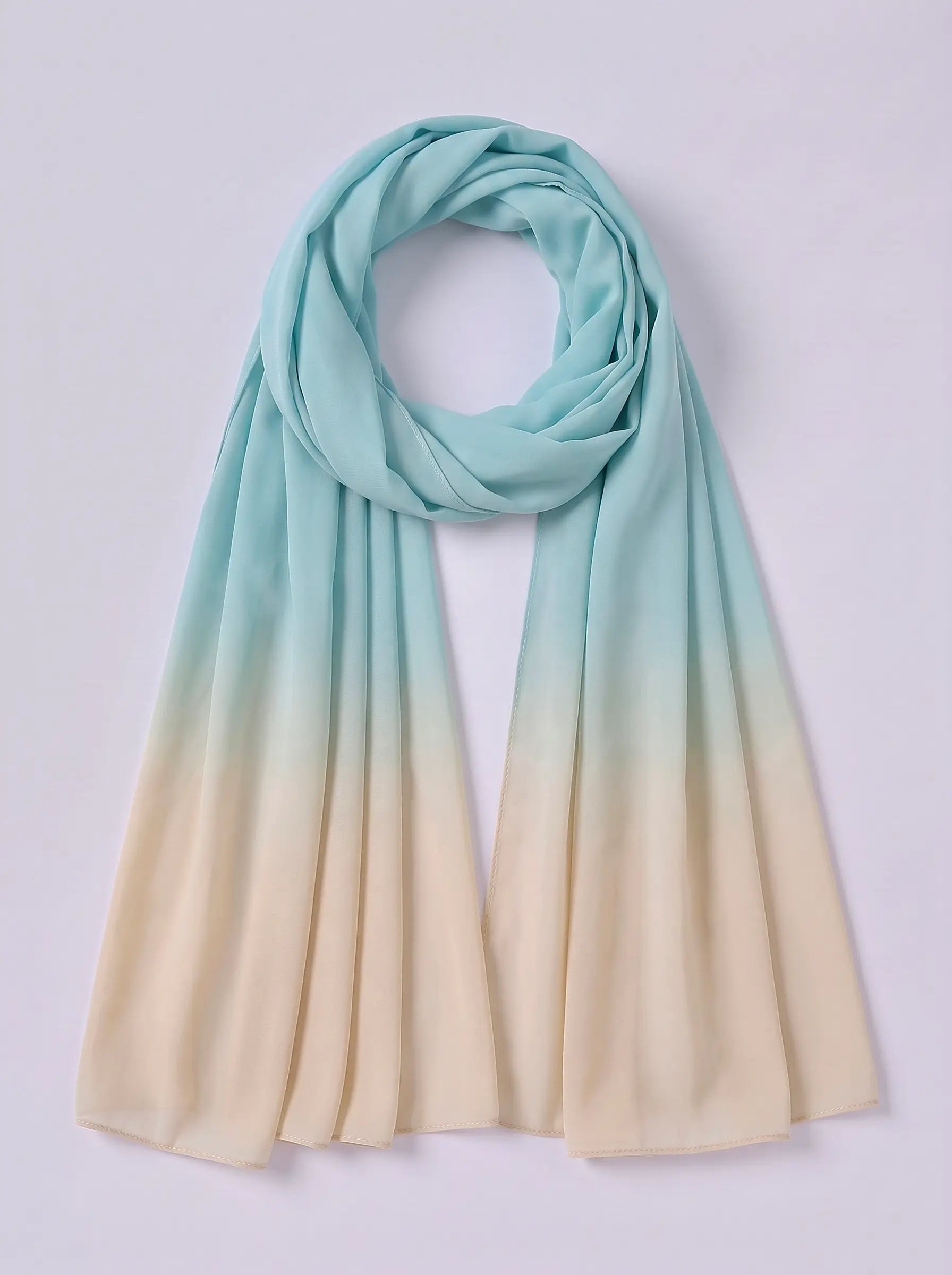 Sea Breeze Ombre Front Open Abaya