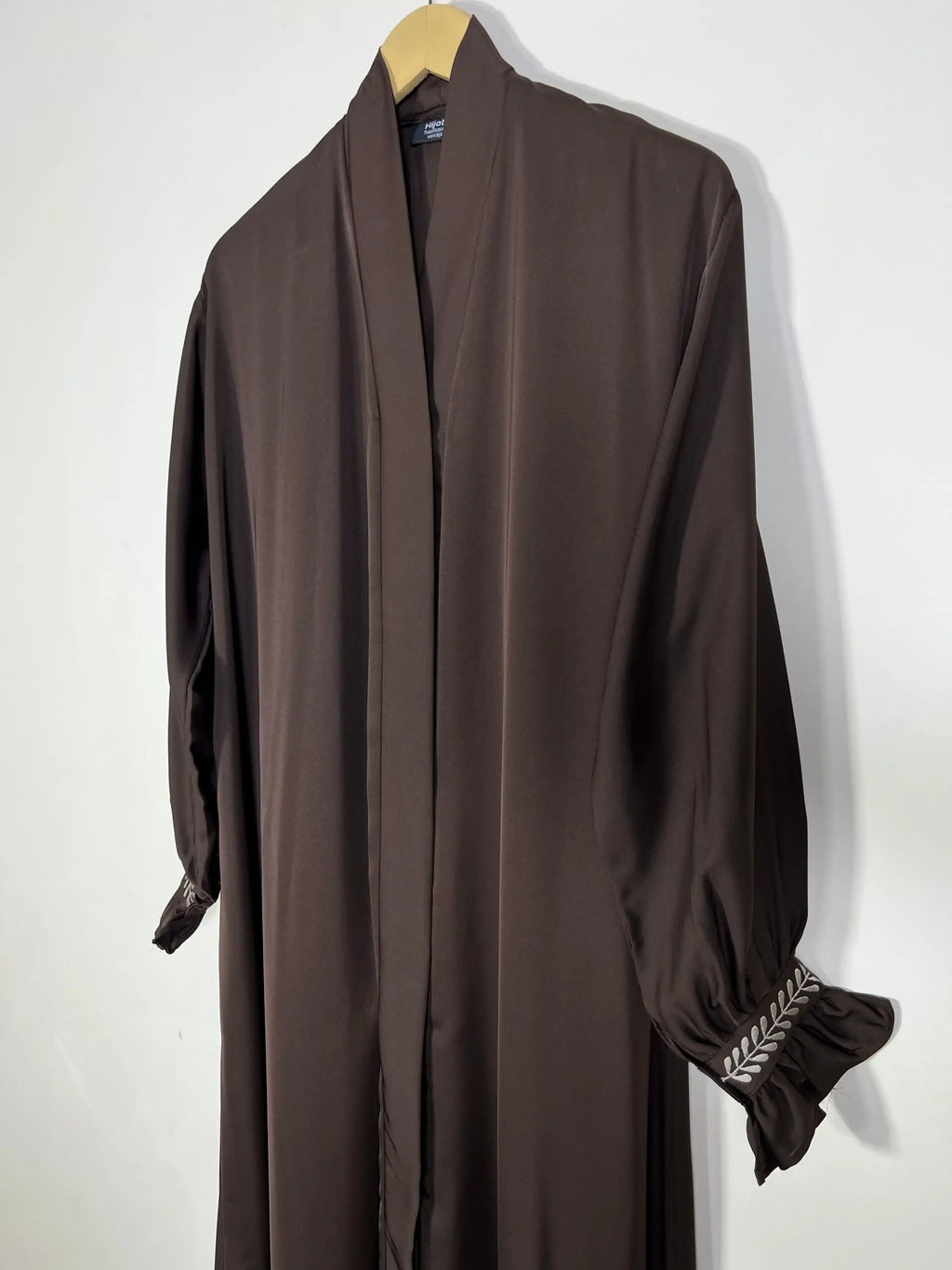 Brown - Frill & Flourish Abaya HJ1170