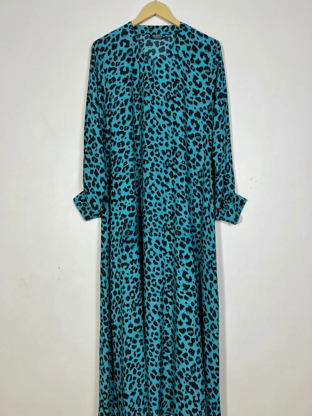 Pine Green - Printed Maxi Abaya HJ1243
