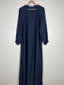 Navy Blue - Classic Maxi Abaya HJ0326