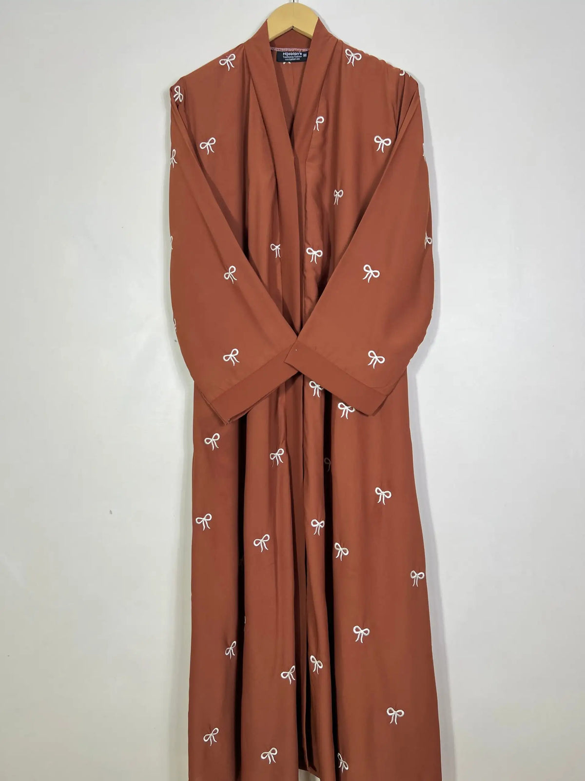 Rust - Classic Bow Abaya HJ1163 Main image