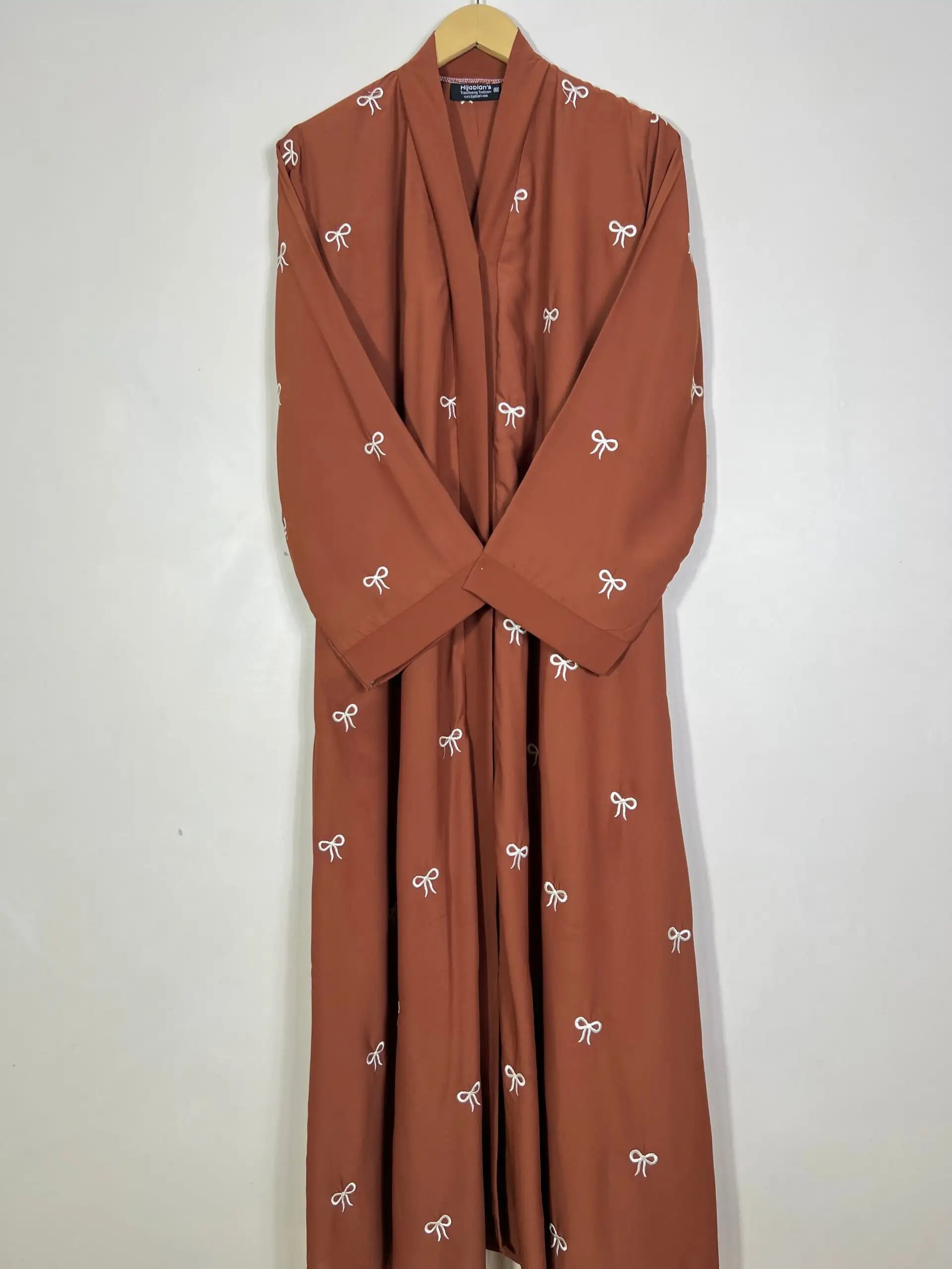 Rust - Classic Bow Abaya HJ1163