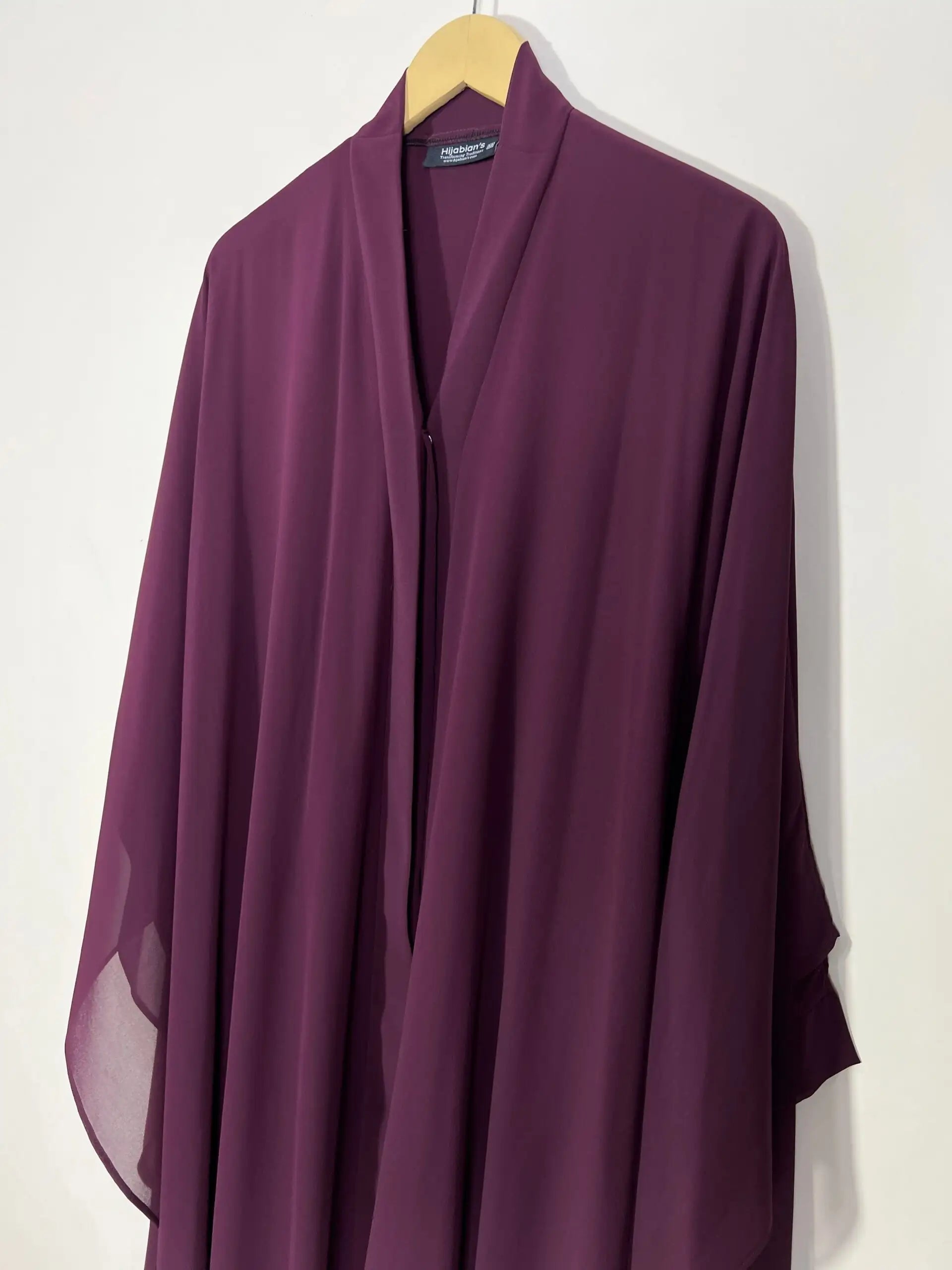 Halimah Abaya - Maroon HJ1182 Secondary image