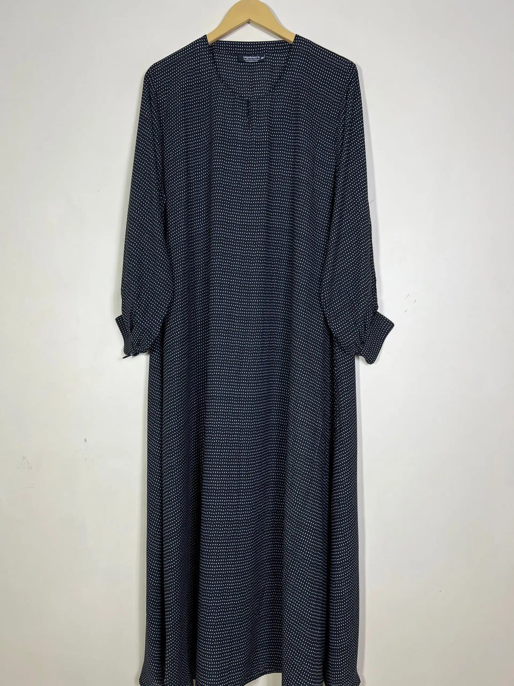 Black - Printed Maxi Abaya HJ1250