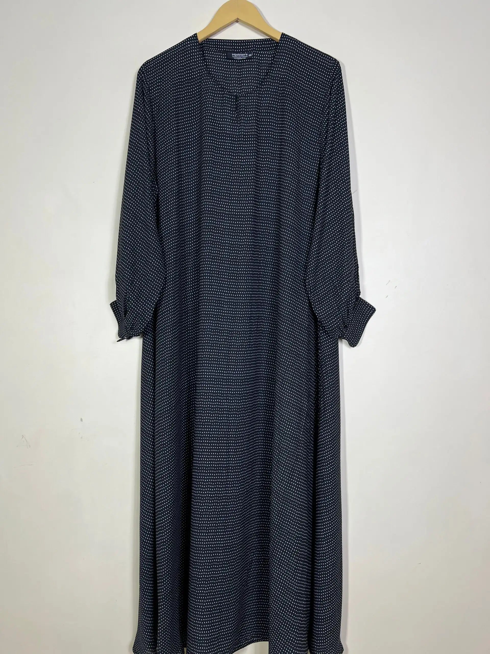 Black - Printed Maxi Abaya HJ1250