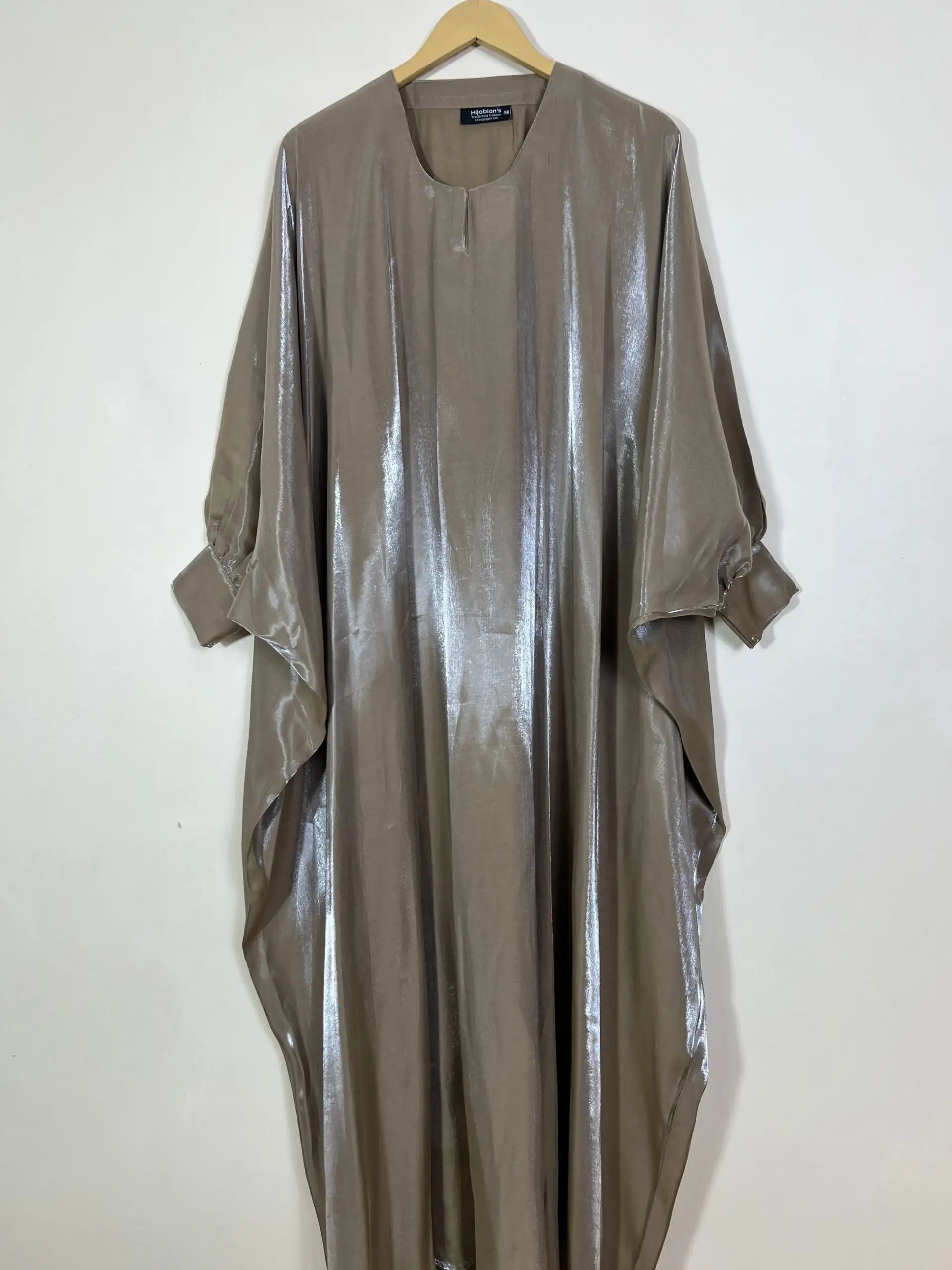 Metallic Taupe - Nourah Abaya HJ1228