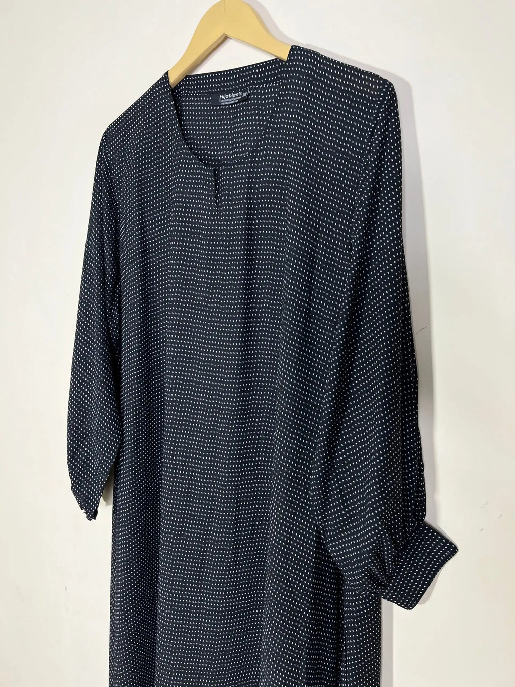 Black - Printed Maxi Abaya HJ1250