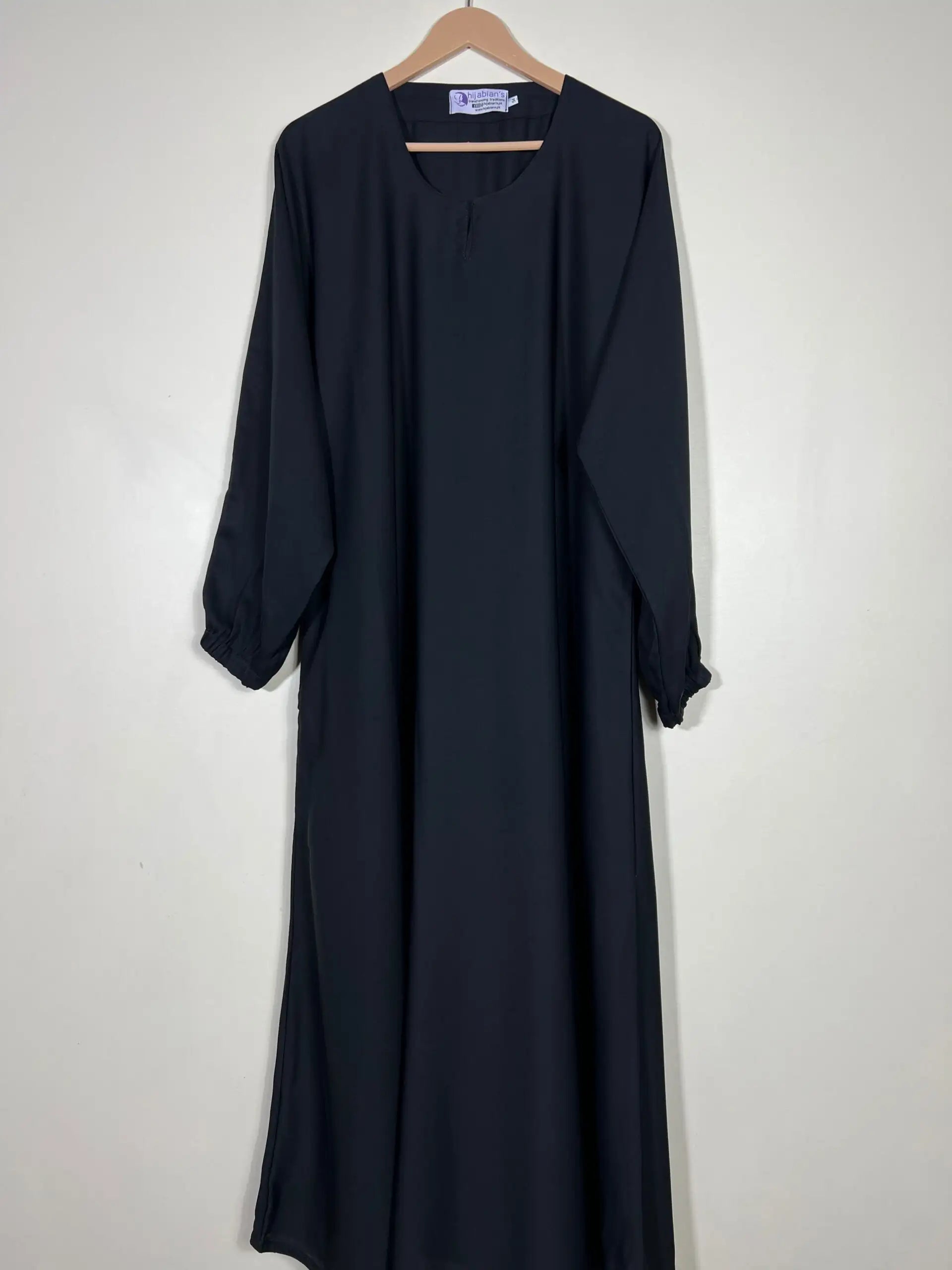 Black - Classic Maxi Abaya HJ0323 Secondary image