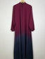 Maroon - Dual Essence Abaya HJ1186