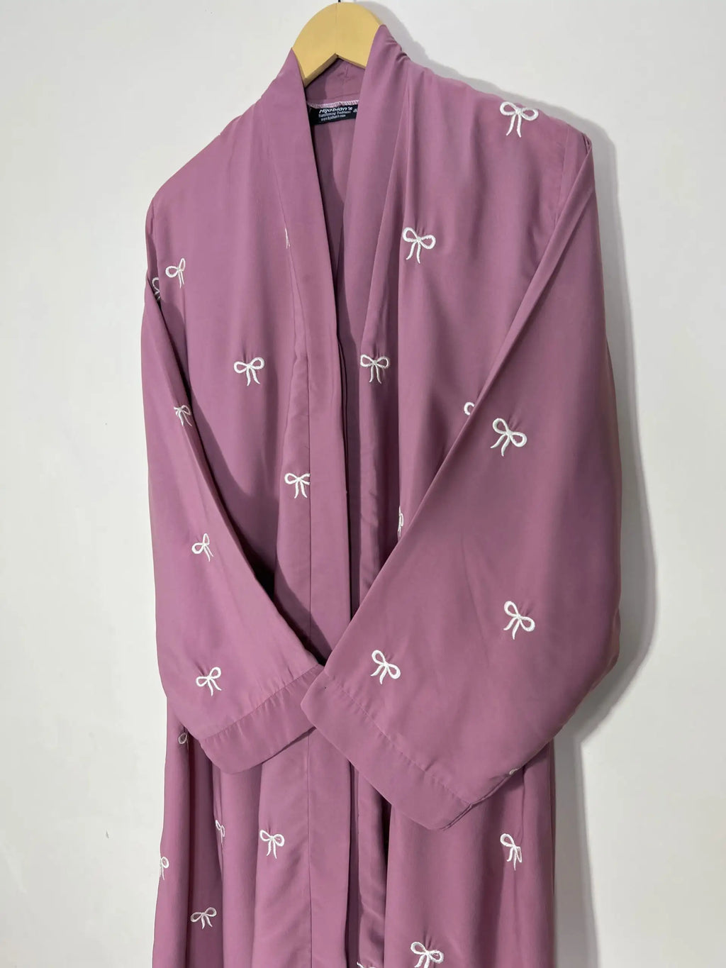 Taffy Pink - Classic Bow Abaya HJ1164