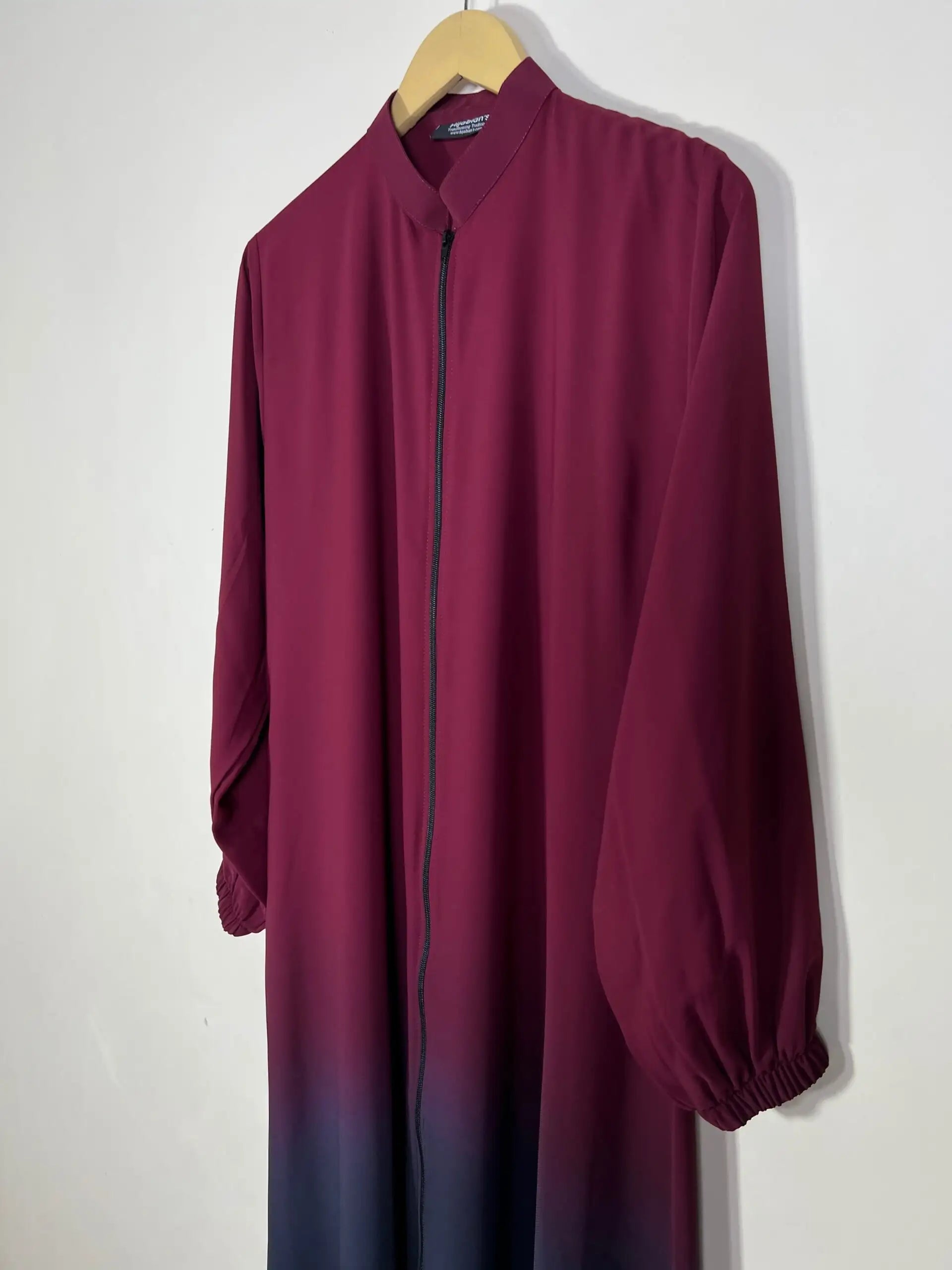 Maroon - Dual Essence Abaya HJ1186 Secondary image