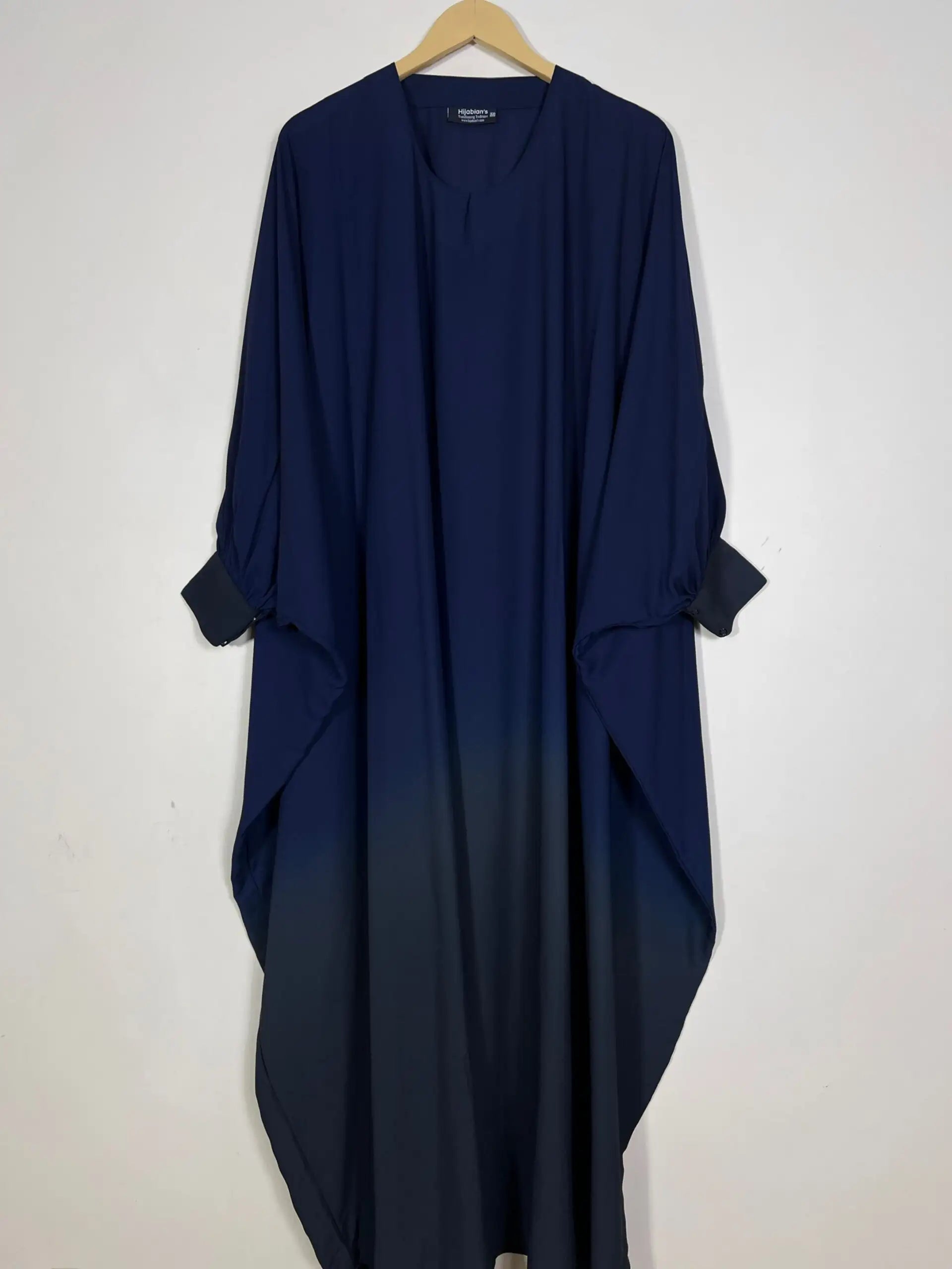 Midnight Blue - Dual Tone Butterfly Style Abaya HJ1262