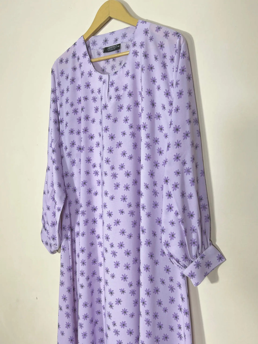 Lilac - Floral Maxi Abaya HJ1196