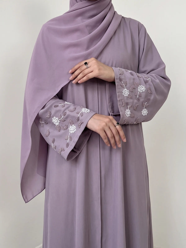 Lavender - Ravina Handwork Abaya HJ1402