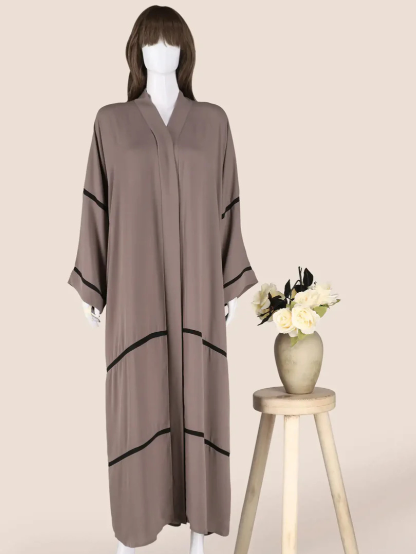 Dove Color Pipen Abaya HJ-030