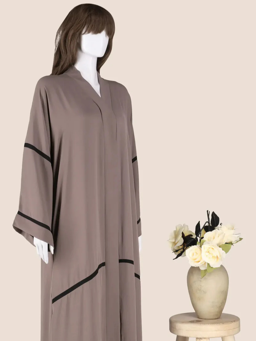 Dove Color Pipen Abaya HJ-030