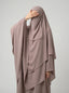 Misty Taupe - Two Layer Khimar Set