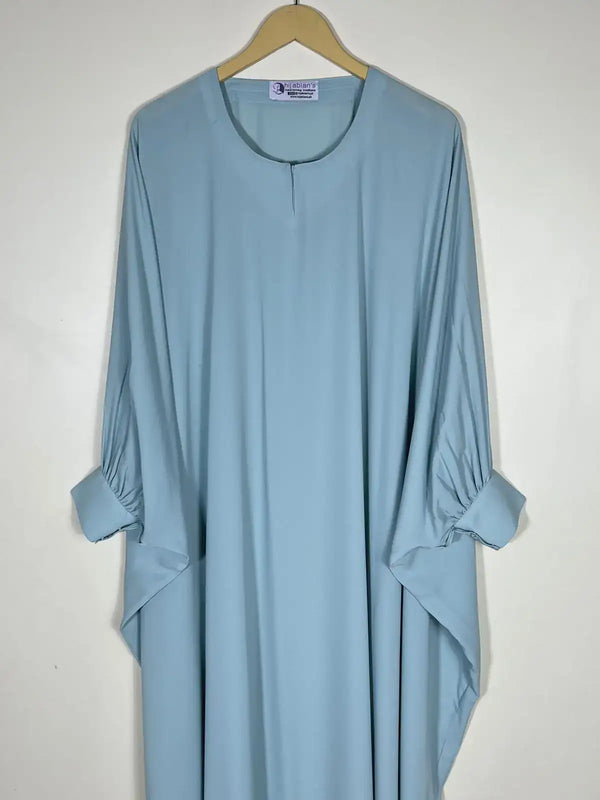 Light Turquoise - Butterfly Style Abaya HJ0438