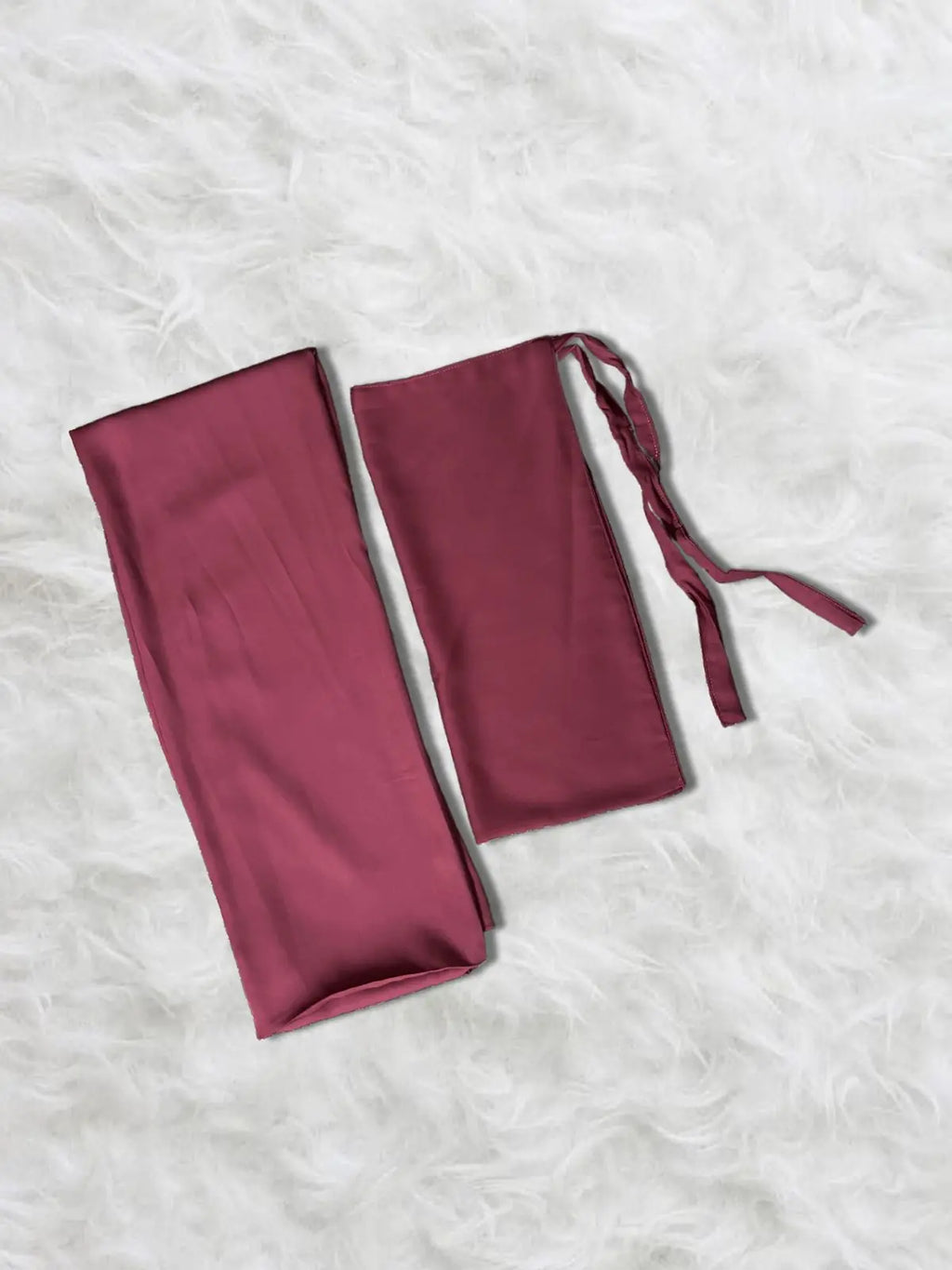 Crimson - Collar Style Zipper Abaya HJ0780
