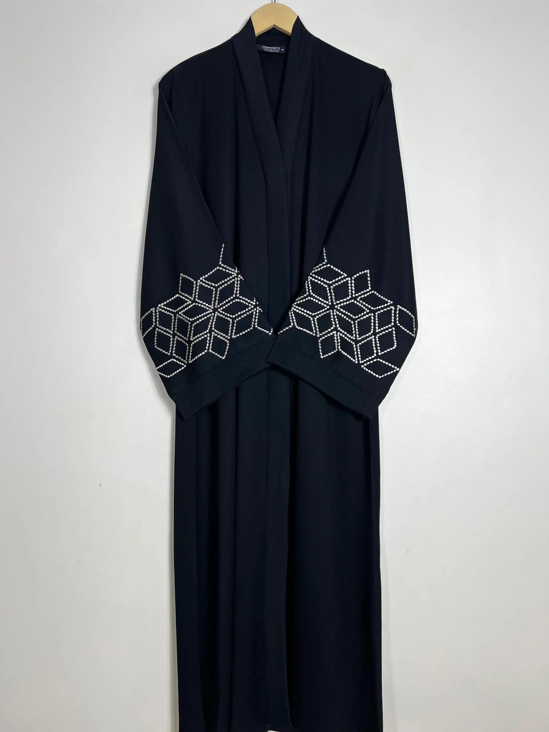 Black - Sapphire Luxe Abaya HJ1009