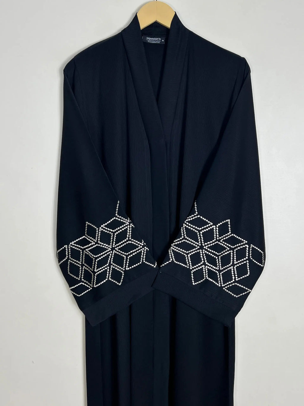 Black - Sapphire Luxe Abaya HJ1009