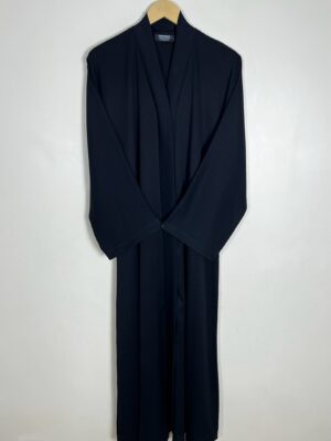 Black - Serenity Pleat Abaya HJ0973 - Image 1