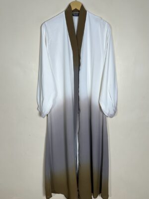 Dove - Dual Tone Abaya HJ0985 - Image 1