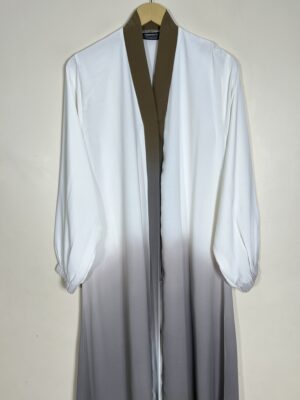 Dove - Dual Tone Abaya HJ0985 - Image 2