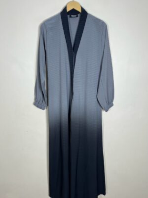 Grey - Dual Tone Abaya HJ0990 - Image 1