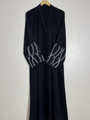 Black - Elegant Allure Abaya HJ1029 - Image 1