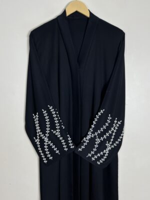 Black - Elegant Allure Abaya HJ1029 - Image 2