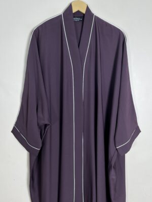 Plum - Elysian Flow Abaya HJ1034 - Image 2