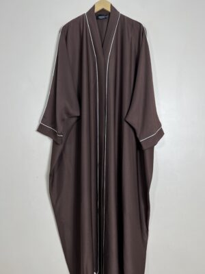 Walnut - Elysian Flow Abaya HJ1035 - Image 1